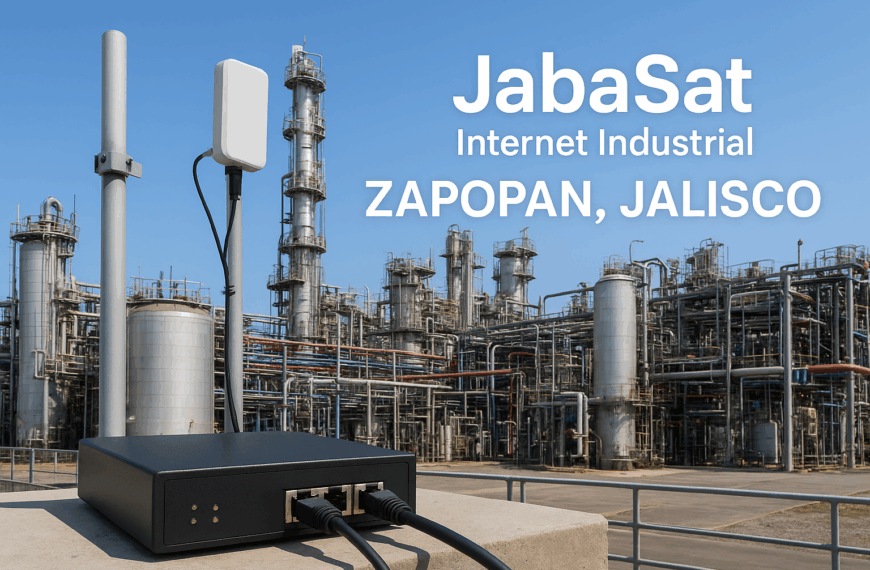 JabaSat Internet Industrial en Zapopan, Jalisco: Conectividad de Alto Desempeño con Tecnología Bonding e IP Pública